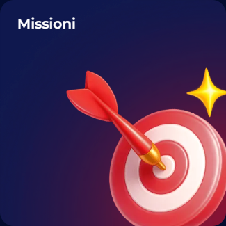 Dartboard with dart hitting bullseye, representing missions